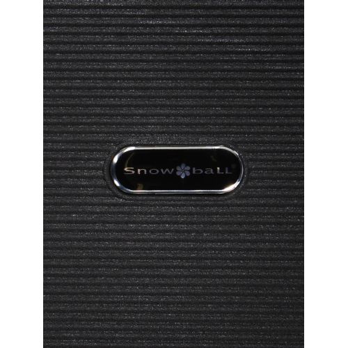 Чемодан средний M полипропилен Snowball 21204 67×47×27см 66+13л Черный