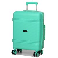 Чемодан маленький S полипропилен Snowball 21204 57×41×22см 36л Мятный 