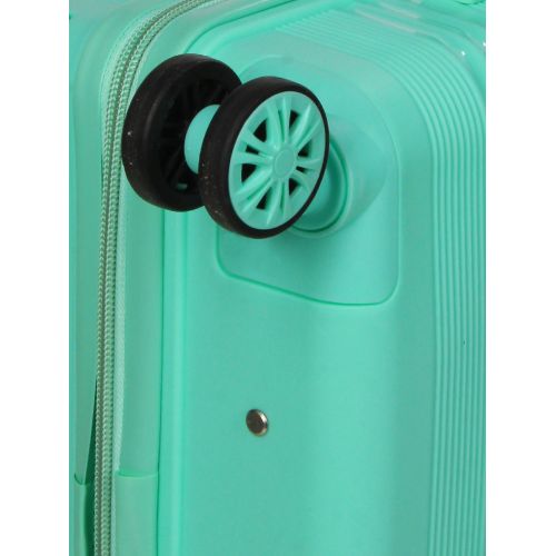 Чемодан маленький S полипропилен Snowball 21204 57×41×22см 36л Мятный