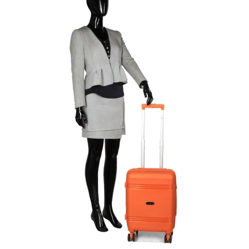 Чемодан мини XS полипропилен Snowball 21204 52×35×18см 25л Оранжевый