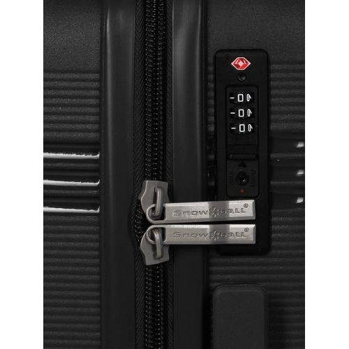 Чемодан мини XS полипропилен Snowball 21204 52×35×18см 25л Черный