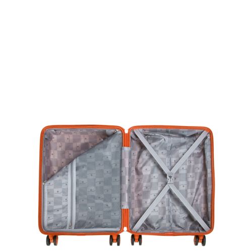 Чемодан маленький S полипропилен Snowball 21204 57×41×22см 36л Оранжевый