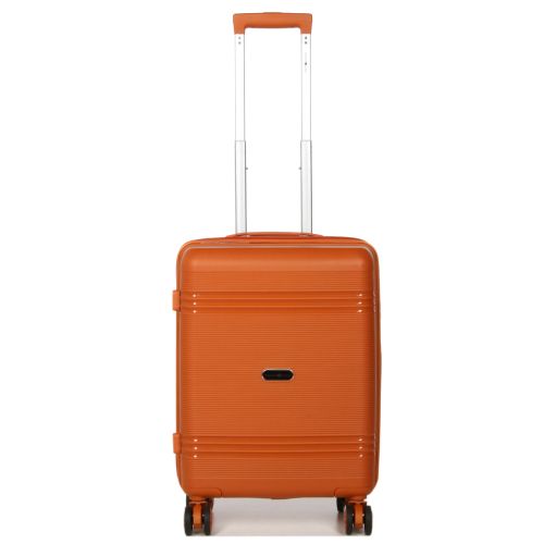 Чемодан маленький S полипропилен Snowball 21204 57×41×22см 36л Оранжевый