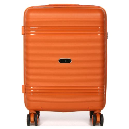 Чемодан маленький S полипропилен Snowball 21204 57×41×22см 36л Оранжевый