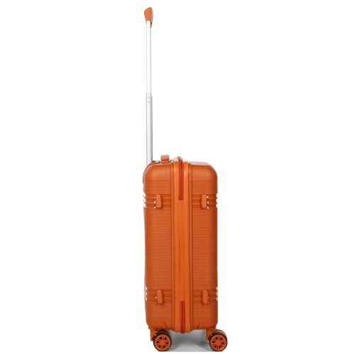Чемодан маленький S полипропилен Snowball 21204 57×41×22см 36л Оранжевый