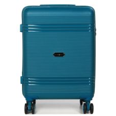 Чемодан маленький S полипропилен Snowball 21204 57×41×22см 36л Синий 