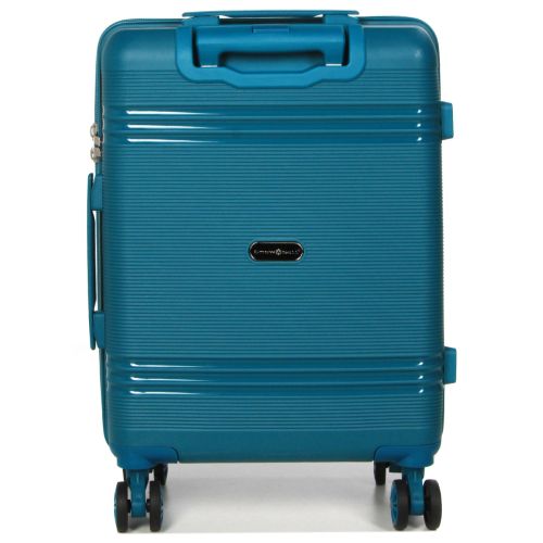 Чемодан маленький S полипропилен Snowball 21204 57×41×22см 36л Синий