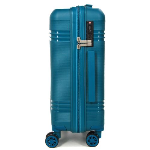 Чемодан маленький S полипропилен Snowball 21204 57×41×22см 36л Синий
