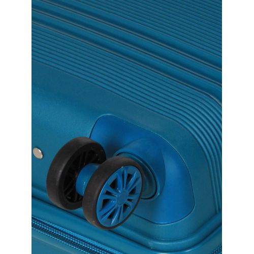 Чемодан маленький S полипропилен Snowball 21204 57×41×22см 36л Синий