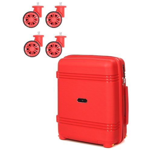 Чемодан мини XS полипропилен Snowball 21204 52×35×18см 25л Красный