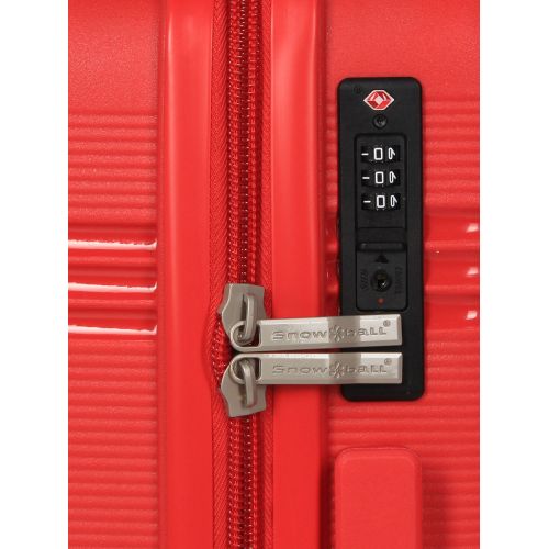 Чемодан мини XS полипропилен Snowball 21204 52×35×18см 25л Красный