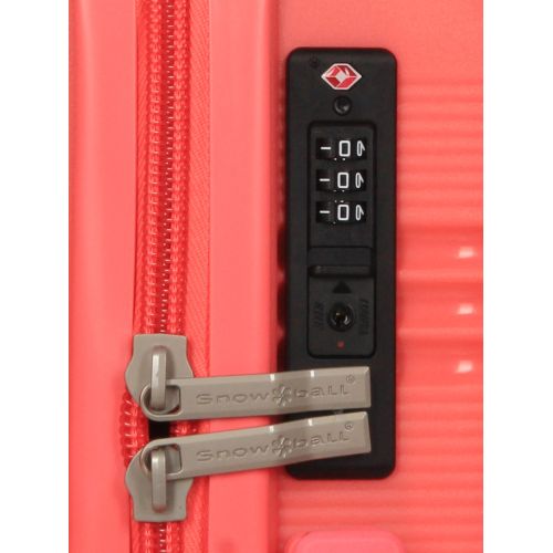 Чемодан мини XS полипропилен Snowball 21204 52×35×18см 25л Коралловый