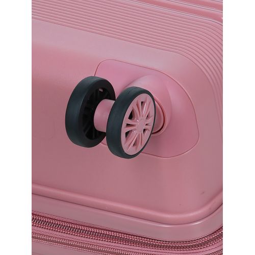 Чемодан большой L полипропилен Snowball 21204 76,5×53×31см 99+18л Розовое золото