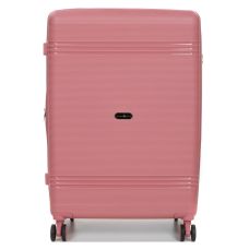 Чемодан большой L полипропилен Snowball 21204 76,5×53×31см 99+18л Розовое золото