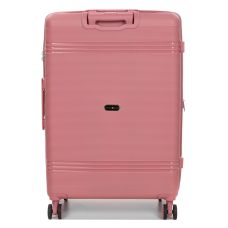Чемодан большой L полипропилен Snowball 21204 76,5×53×31см 99+18л Розовое золото