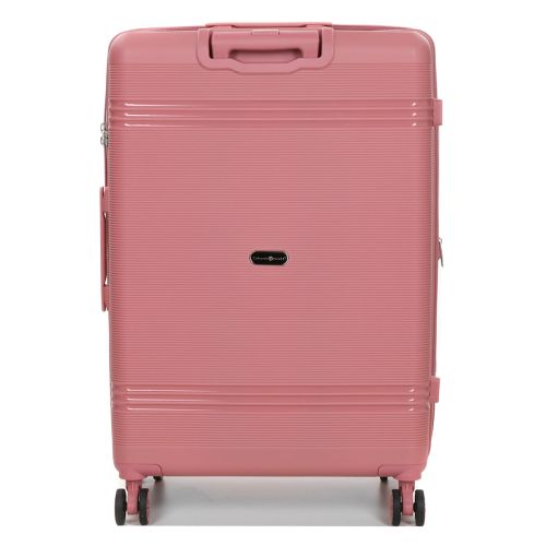 Чемодан большой L полипропилен Snowball 21204 76,5×53×31см 99+18л Розовое золото