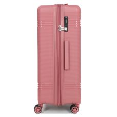 Чемодан большой L полипропилен Snowball 21204 76,5×53×31см 99+18л Розовое золото