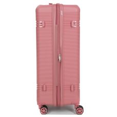 Чемодан большой L полипропилен Snowball 21204 76,5×53×31см 99+18л Розовое золото