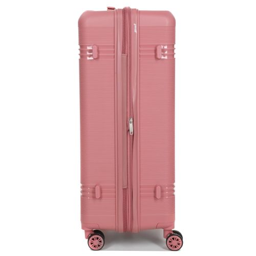 Чемодан большой L полипропилен Snowball 21204 76,5×53×31см 99+18л Розовое золото