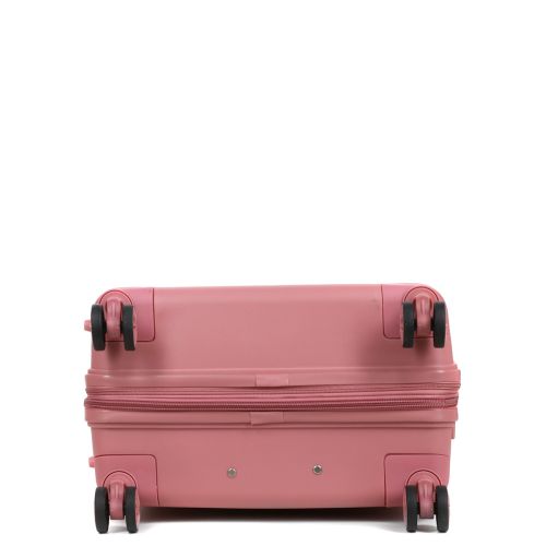 Чемодан средний M полипропилен Snowball 21204 67×47×27см 66+13л Розовое золото