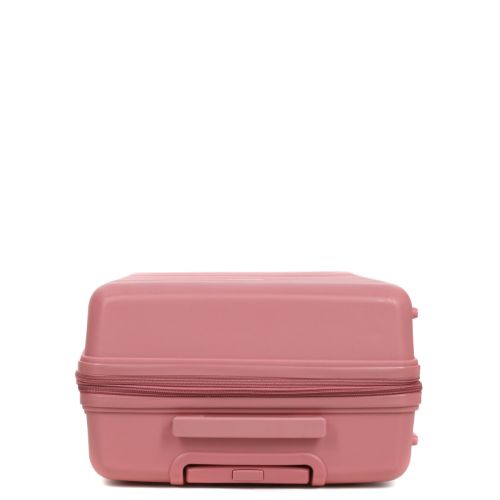 Чемодан средний M полипропилен Snowball 21204 67×47×27см 66+13л Розовое золото