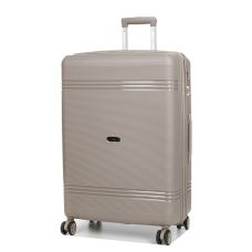 Чемодан большой L полипропилен Snowball 21204 76,5×53×31см 99+18л Шампань