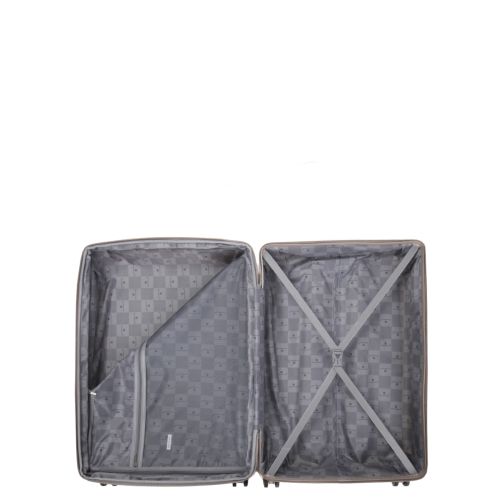 Чемодан большой L полипропилен Snowball 21204 76,5×53×31см 99+18л Шампань