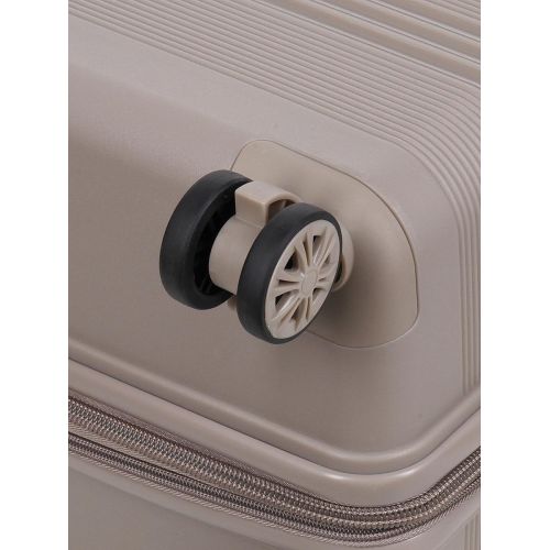 Чемодан большой L полипропилен Snowball 21204 76,5×53×31см 99+18л Шампань