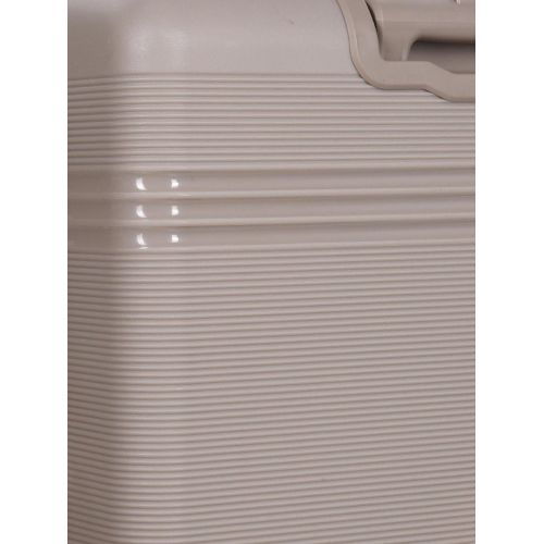 Чемодан большой L полипропилен Snowball 21204 76,5×53×31см 99+18л Шампань