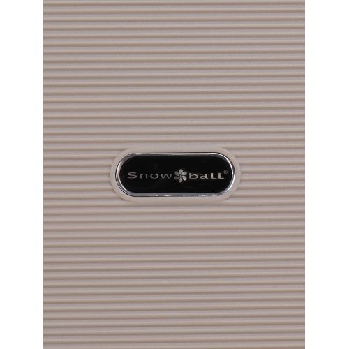 Чемодан большой L полипропилен Snowball 21204 76,5×53×31см 99+18л Шампань