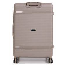 Чемодан большой L полипропилен Snowball 21204 76,5×53×31см 99+18л Шампань