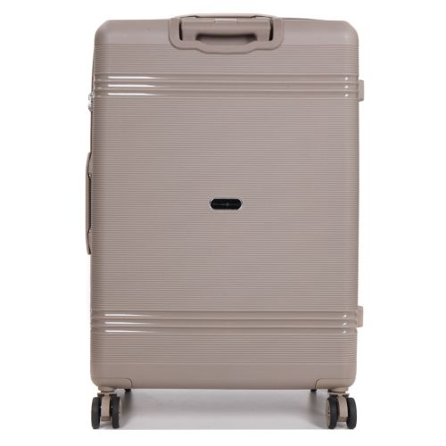 Чемодан большой L полипропилен Snowball 21204 76,5×53×31см 99+18л Шампань