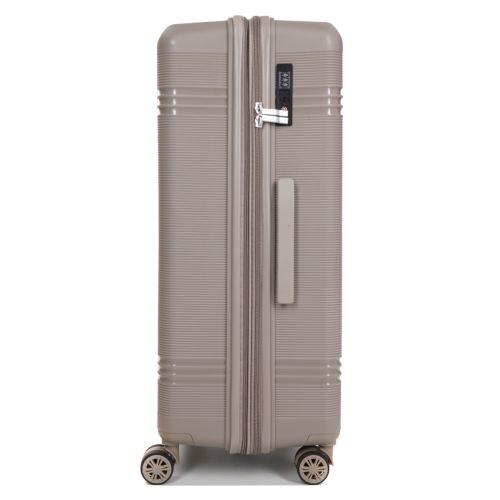 Чемодан большой L полипропилен Snowball 21204 76,5×53×31см 99+18л Шампань