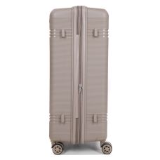 Чемодан большой L полипропилен Snowball 21204 76,5×53×31см 99+18л Шампань