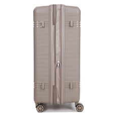 Чемодан большой L полипропилен Snowball 21204 76,5×53×31см 99+18л Шампань