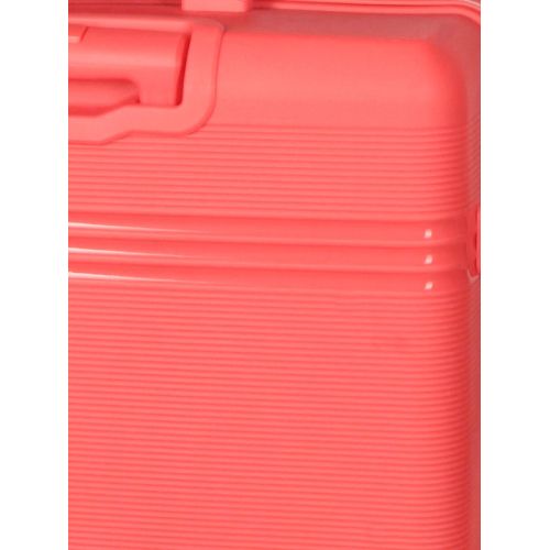 Чемодан большой L полипропилен Snowball 21204 76,5×53×31см 99+18л Коралловый