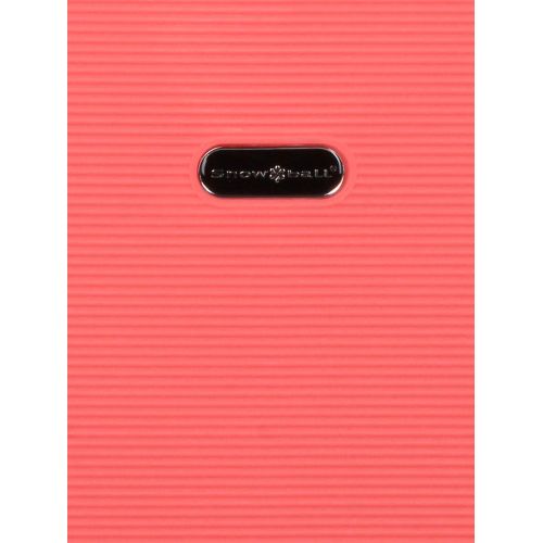 Чемодан большой L полипропилен Snowball 21204 76,5×53×31см 99+18л Коралловый