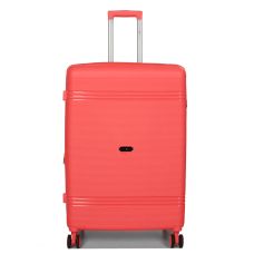 Чемодан большой L полипропилен Snowball 21204 76,5×53×31см 99+18л Коралловый
