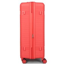 Чемодан большой L полипропилен Snowball 21204 76,5×53×31см 99+18л Коралловый