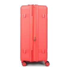 Чемодан большой L полипропилен Snowball 21204 76,5×53×31см 99+18л Коралловый