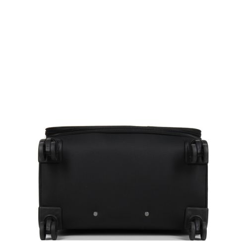 Чемодан большой L тканевый Snowball 22204 80×46×28см 99+18см Черный