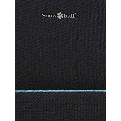 Чемодан большой L тканевый Snowball 22204 80×46×28см 99+18см Черный