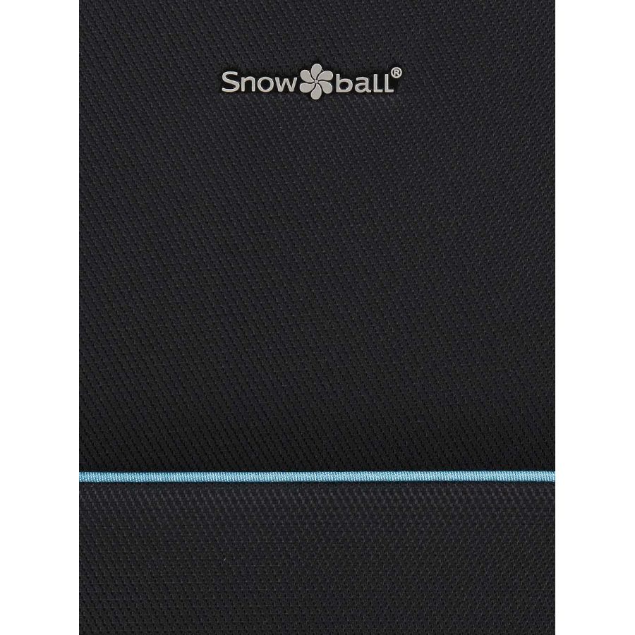 Чемодан большой L тканевый Snowball 22204 80×46×28см 99+18см Черный