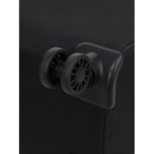 Чемодан средний M тканевый Snowball 22204 69×41×24см 65+13см Черный