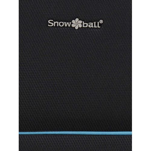 Чемодан средний M тканевый Snowball 22204 69×41×24см 65+13см Черный