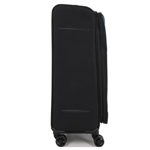 Чемодан средний M тканевый Snowball 22204 69×41×24см 65+13см Черный