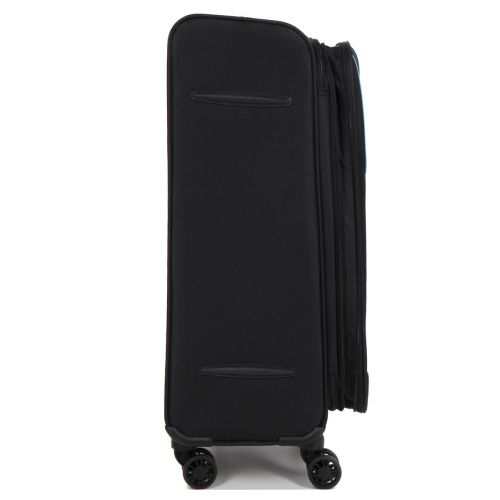 Чемодан средний M тканевый Snowball 22204 69×41×24см 65+13см Черный