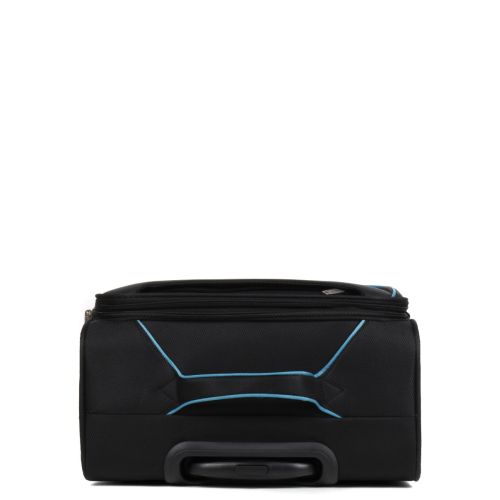 Чемодан средний M тканевый Snowball 22204 69×41×24см 65+13см Черный