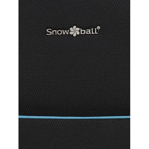 Чемодан маленький S тканевый Snowball 22204 58×36×22см 35+9см Черный