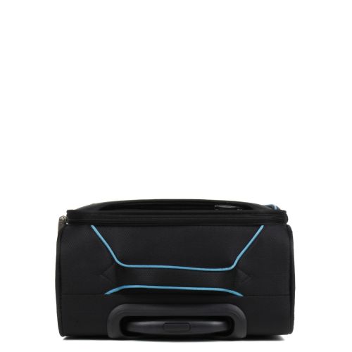 Чемодан маленький S тканевый Snowball 22204 58×36×22см 35+9см Черный